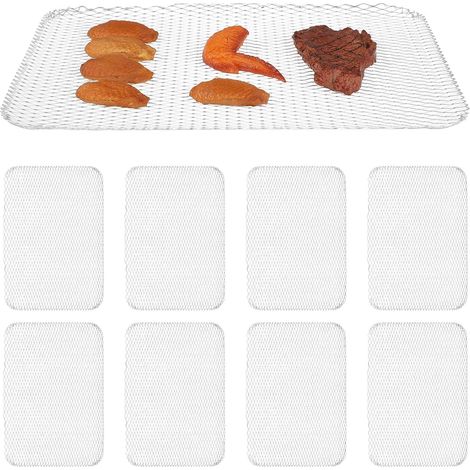 Lot de 10 Tapis de Cuisson Jetables en Maille Aluminium pour Barbecue (1/5)