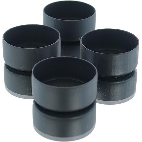GASPER Teelichthalter Cups Schwarz magnetisch Ø 4 cm 4er Pack - Metall (1/4)