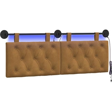 Maison Exclusive - Testiera sospesa Marrone Velluto (1/5)