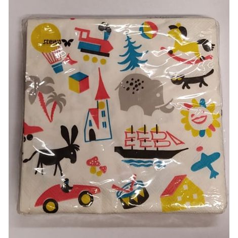 RAYHER - CONFEZIONE DI TOVAGLIOLI PER DECOUPAGE DA 20PZ 33X33CM