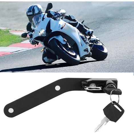 Diebstahlsicherer Motorradhelm mit 2 Schlüsseln, kompatibel mit SUZUKI GSX-R1000/R L7 2017–2019, Sicherheitsschloss (1/5)