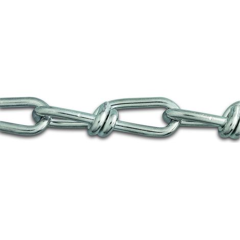 Chapuis LVBV1 Chaine Non Soudee Nouee Victor Acier Zingue, Gris, 1,4 mm/2,5 m