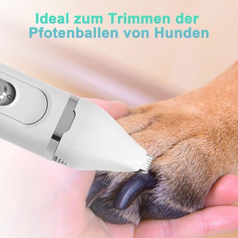 Tondeuse Silencieuse pour Animaux 4 en 1 con schermo LED per Chiens et Chats Corps Pattes Yeux Oreilles Visage - AUTRES (1/4)