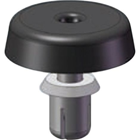 Richco FSR-6 Gehäusefuß mit Spreizbefestigung   Plattenstärke (max.) 3.5 mm Polyamid Schwarz 1 St.