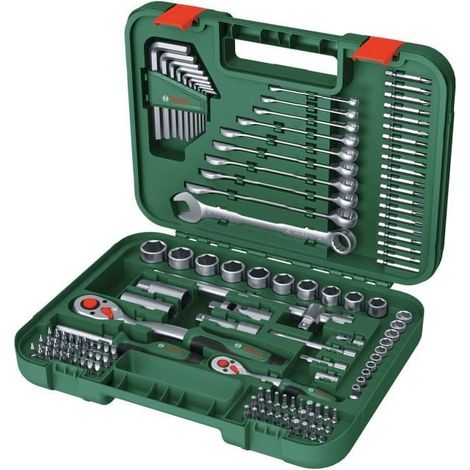 Bosch Set de herramientas Advanced 132 piezas verde (1/3)