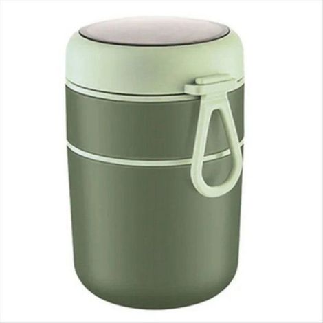 Bocal Isotherme Alimentaire en Acier Inoxydable Boîte à Lunch Idéale pour les Étudiants et les Employés de Bureau 710 Ml B (1/5)
