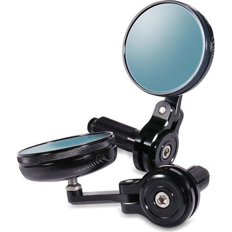 Specchietto retrovisore per manubrio / Specchietto moto Craftride LM6 nero