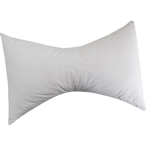 Almohada Mariposa Cervical 60x40 cm de Fibra con Tacto Gel de Firmeza Media (1/2)
