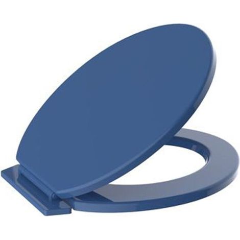 YMYNY Cleafe - Housse de siège de toilette universelle en PVC bleu foncé 59022 (1/2)