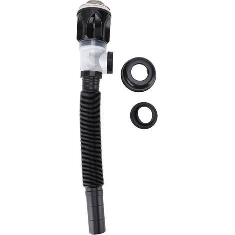 Tuyau de vidange d'évier extensible et Flexible, Kit de piège en P sans odeur pour salle de bains et cuisine (1/5)