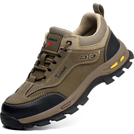 Chaussures de travail anti-crevaison, chaussures de protection pour hommes, bottes de travail résistantes à l'usure, bottes tactiques-44 (1/5)