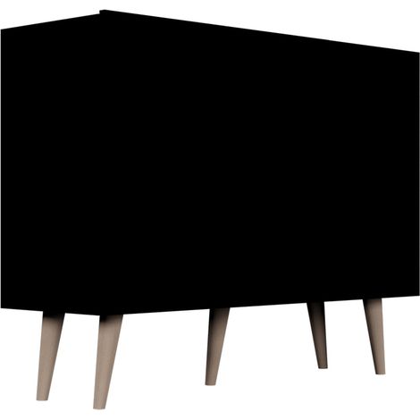 Cómoda 3 puertas Toronto - Negro (1/5)