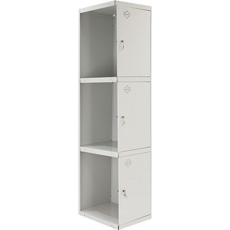 [JAMAIS UTILISÉ] Simon Rack - Armoire de vestiaire 3 casiers (1 colonne de 3 portes) 1800x300x500 mm (Modèle ADDITIONEL)