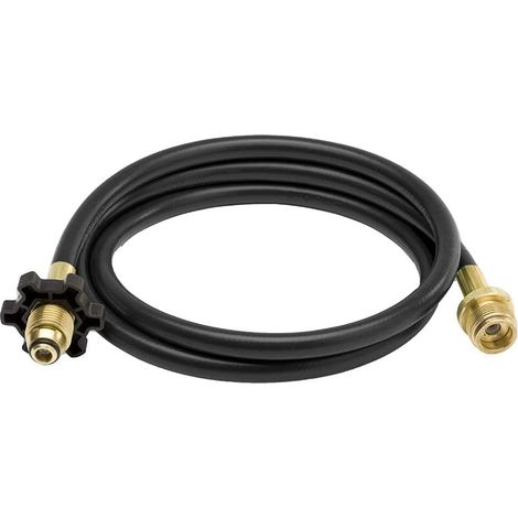Ensemble de tuyau de propane de 5 pieds reliant les appareils pour bouteille de 1 lb à des réservoirs de 5 à 20 lb (1/5)