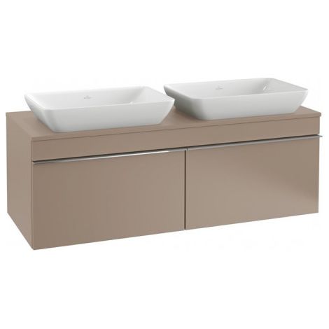 Villeroy & Boch Venticello Meuble sous-lavabo A949, 1257x436x502mm, Coloris: Blanc mat, poignée : chrome brillant - A94901MS