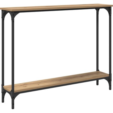 vidaXL  Console Table  Artisan Oak 100 x 22.5 x 75 cm Engineered Wood