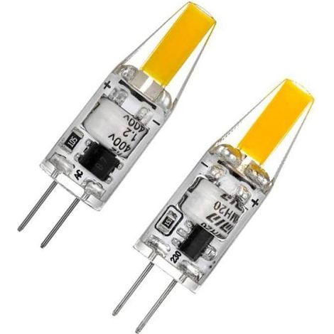 Ampoule G4 - LED 220 V 3 W 2700 K Blanc Chaud 160 Lm - Remplacement Halogène 30 W - Usage Intérieur Salon Chambre Cuisine Salle De Bain - Lot De 5 (1/4)