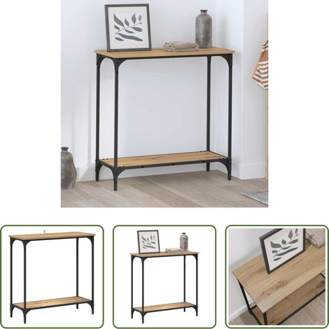 Holzwerkstoff -  Konsolentisch Artisan-Eiche 75 x 30.5 x 75 cm Holzwerkstoff (1/5)