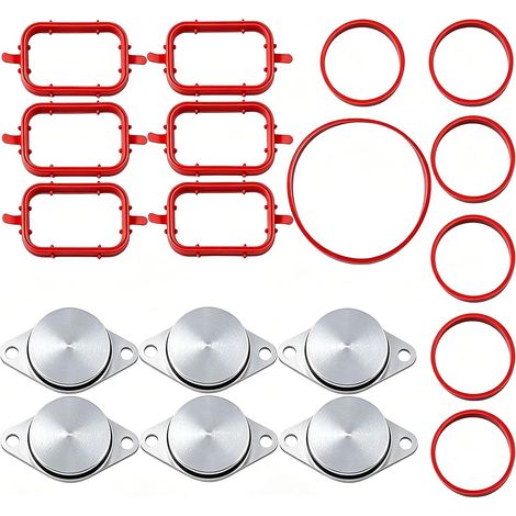 6 X 33mm Kit De Suppression Clapets D'admission, Joint Collecteur Admission M57 M57n M57tu M57tud25 11612245439 Pour E39 E60 E61 E46 E38 E53 (1/5)