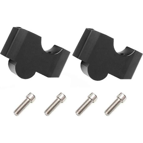 Support de guidon de moto avec rehausseur et pince de fixation pour guidon (1/5)