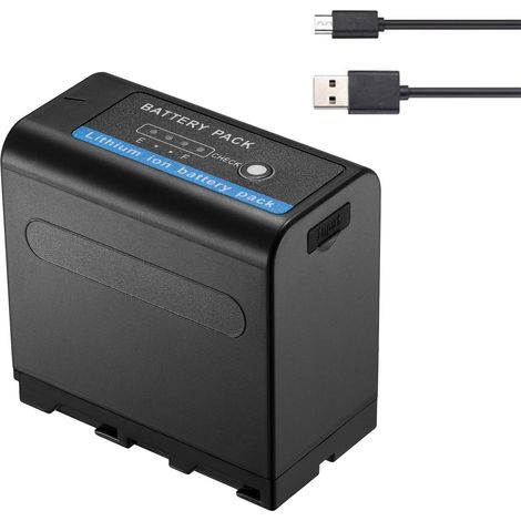 Batterie NP-F970 - 1 Pièce - 7200 mAh - Sortie USB 5V - Pour Caméscope Sony Et Éclairage LED (1/5)