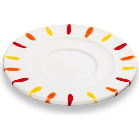 Gmundner Keramik Landlust, Unterteller Cappuccino (Ø 14cm) (1/2)