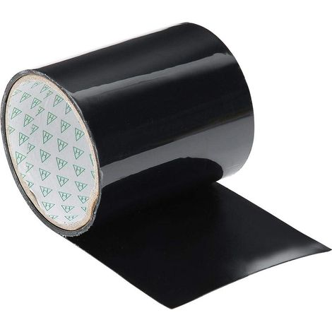 Ruban Flexible étanche Adhesive Patch Scellant Réparation de fuites Fournitures Noir pour tuyaux d'eau Robinet PE Pipe Bassin en Plastique (1/5)