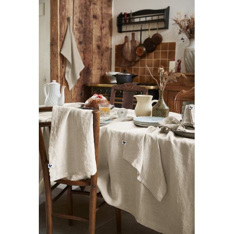 Nappe de table "Soline" 170 x 350 cm Lin lavé - Soline Sable - Soline Sable - (1/3)