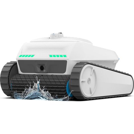 AIRROBO PC200 Lite  Robot piscine - 3 modes de nettoyage - Navigation intelligente - Retour automatique - 150 min d'autonomie - Monte les murs - Filtre 180μm - Sans fil - Jusqu'à 300 m²