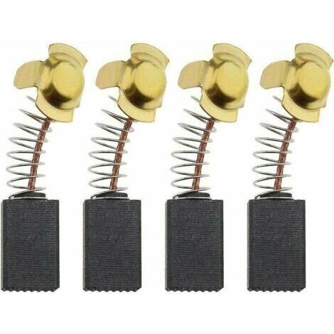 2 Paires Balais de Charbon Moteur Rechange de Perceuse Filaire Compatibles avec Titan TTB653SDS 1500w SDS Plus, 6x10x16mm-