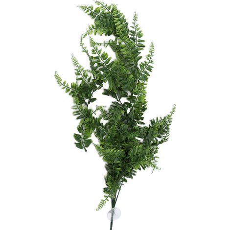 Plantes suspendues artificielles, lianes et fougères en résine, aquarium, boîte reptile, décoration (1/5)