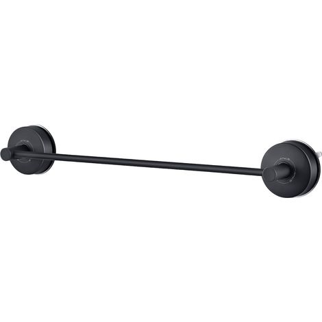 Porte Serviettes Ventouse Noir pour Salle de Bain 42,8 CM, 17'' Support Serviette Mural Inox Ventouse Porte Torchon Cuisine Barres Porte-Serviettes Douche Sans Perçage Repose Serviette Ventouse (1/5)