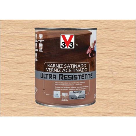 Barniz interior al agua ultra resistente satinado 750 ml inc