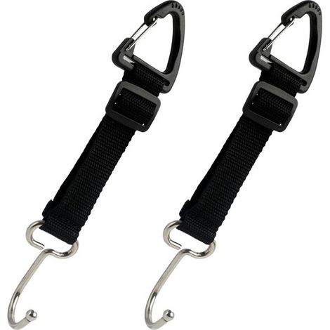 Ganchos aptos para asientos de coche,2 piezas,Ganchos aptos para reposacabezas de coche,Ropa y artículos de negocios,Universal y ajustable (1/5)
