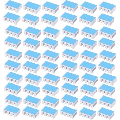 60 dissipateurs en aluminium pour refroidissement de composants électroniques, radiateurs modulaires pour routeurs (1/5)