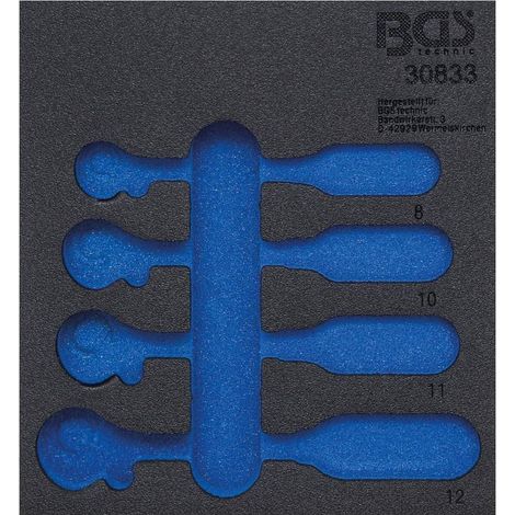 Insert de Servante d Atelier 1/6 Vide - 22,1 x 5,1 x 22,2 cm - Organisation et Rangement Efficace - D-Work