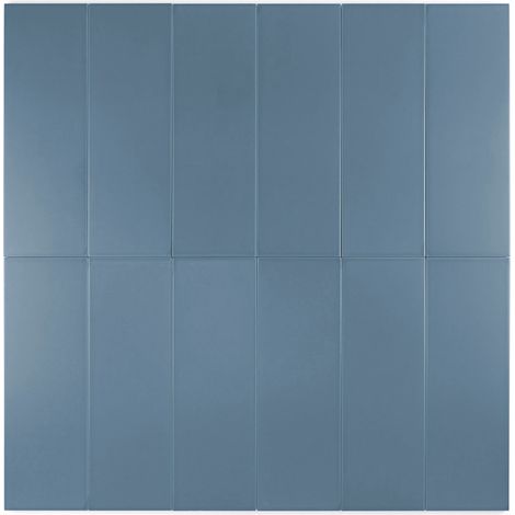 Carrelage Mur Mainzu Blue Mate 10x30 cm