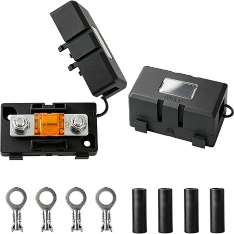 2 Midi Car Fuse Holder with Fuse 40A Waterproof 12V (1/5)
