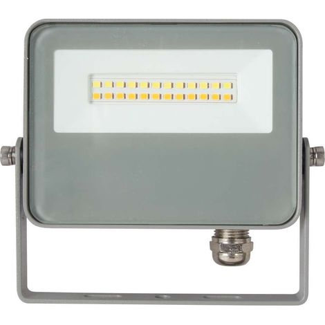 Proiettore LED da Esterno Sky 10W con Tecnologia Switch CCT 3000K/4000K/5000K 115 Gradi Finitura Argento Opaco - Beneito & Faure (1/4)