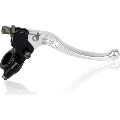 50cc Motorcycle Brake Lever, 22mm Motorcycle Clutch Lever, Folding Clutch Lever with Pole for 50cc-125cc Dirt Bikes, Pit Bikes, 22mm 7/8 inch Hydraulic Clutch Cylinder for Scooters and Cross Bikes (1/5)