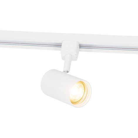 QAZQA Faretto jeana - Moderno - Alluminio,Plastico - Bianco - Tondo Max. 1 x Watt (1/4)