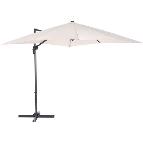 Ampelschirm 238 cm MONZA Hellbeige