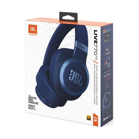 Cuffie JBL Live 770NC cablate e wireless, Bluetooth, jack da 3,5 mm, blu (1/5)