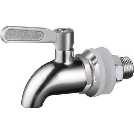 Dispensador de barriles, dispensador de bebidas, dispensador de barriles de cerveza, dispensador de vino – acero inoxidable, tamaño 12 mm (1/5)