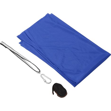 Enfant hamac polyester extensible confortable yoga aérien sensoriel pour intérieur extérieur bleu (1/5)