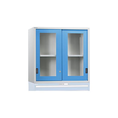 Altillo con puertas correderas  puertas con ventanilla  H x A x