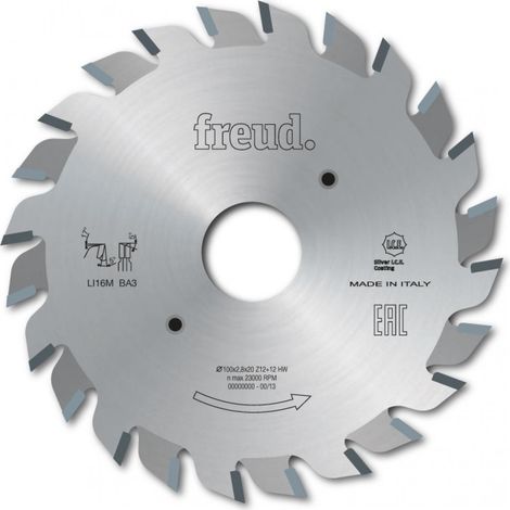 FREUD Lama da taglio standard - Ø100 2,8-3,6 AL20 Z12+12 - F03FS02491 -LI16M BA3