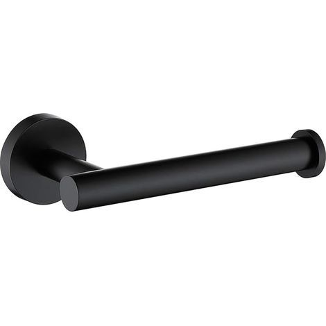 Matte Black Toilet Paper Holder SUS304 Stainless Steel, Modern Round Tissue Roll Holders Wall Mount, Toilet Paper Roll Dispenser Bathroom 5 inch TP Holder for Kitchen Washroom (1/5)