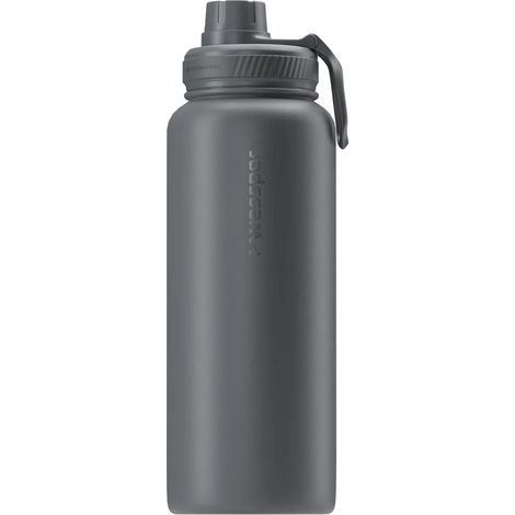 Bouteille isotherme Wessper en acier inoxydable 1000 ml, bouteille isolée 1,0 l, grise (1/5)