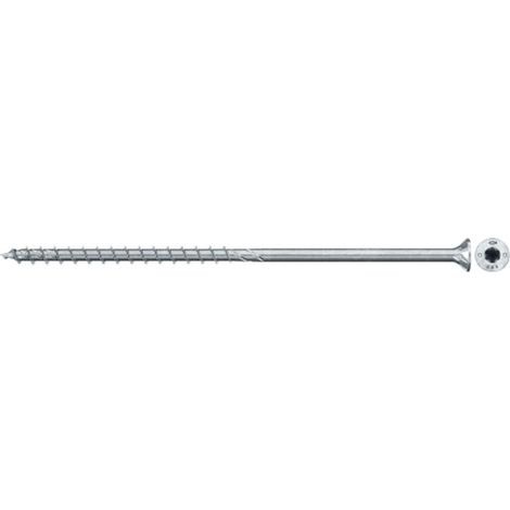 Vis à bois fischer PowerFast II 8,0x200 à tête fraisée TX TG acier galavanisé, passivée bleu 50 pièces (1/5)